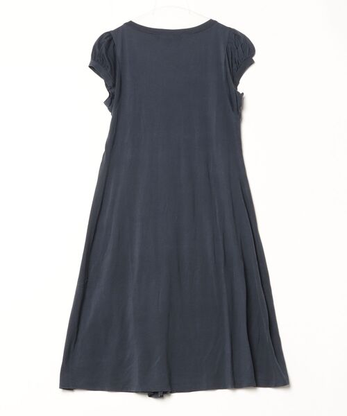 S MaxMara 半袖 ロングワンピース ネイビー Max Mara（マックスマーラ） 半袖ワンピース S ネイビー レディース