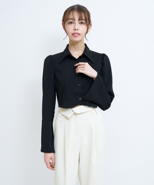 「ROYAL PARTY」 長袖シャツ FREE オフホワイト レディース_画像4