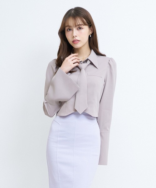 「ROYAL PARTY」 長袖シャツ FREE オフホワイト レディース_画像8