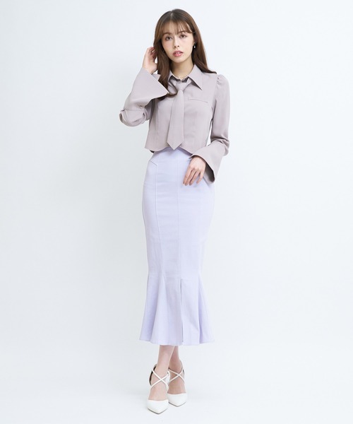 「ROYAL PARTY」 長袖シャツ FREE オフホワイト レディース_画像9