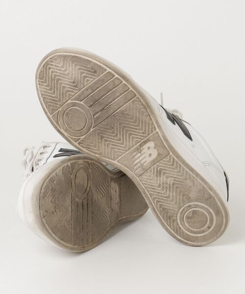 「New Balance」 ローカットスニーカー 24.0cm ホワイト メンズ_画像3