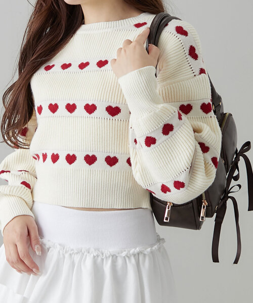 「OLIVE des OLIVE」 長袖ニット FREE ピンク レディース_画像3