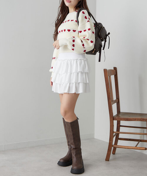「OLIVE des OLIVE」 長袖ニット FREE ピンク レディース_画像5