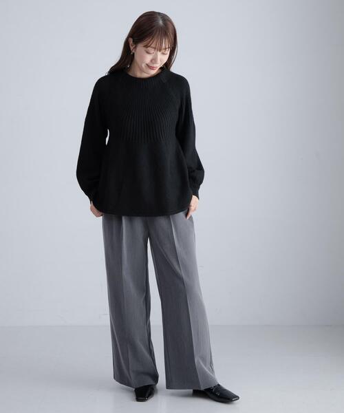 「URBAN RESEARCH Sonny Label」 長袖ニット FREE ブラック レディース_画像5