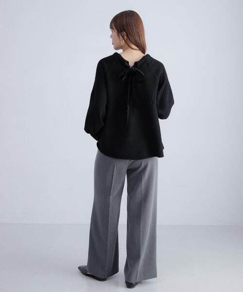 「URBAN RESEARCH Sonny Label」 長袖ニット FREE ブラック レディース_画像7
