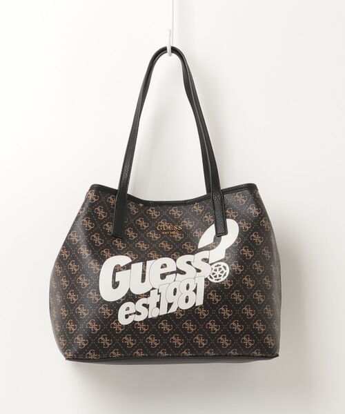 GUESS（ゲス） トートバッグ ONE SIZE ブラウン レディース : ZOZOTOWN 