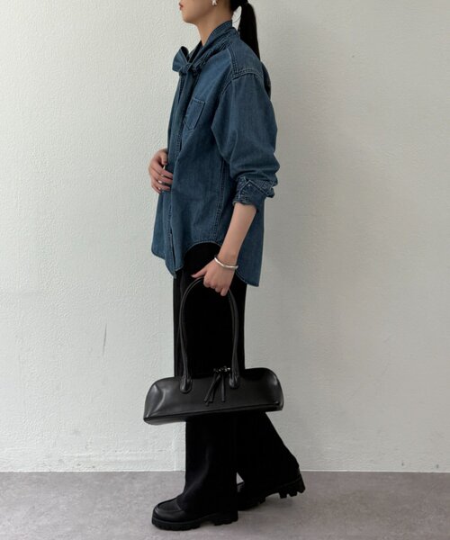 「LOUNGEDRESS」 ニットスカート MEDIUM ブラック レディースの画像