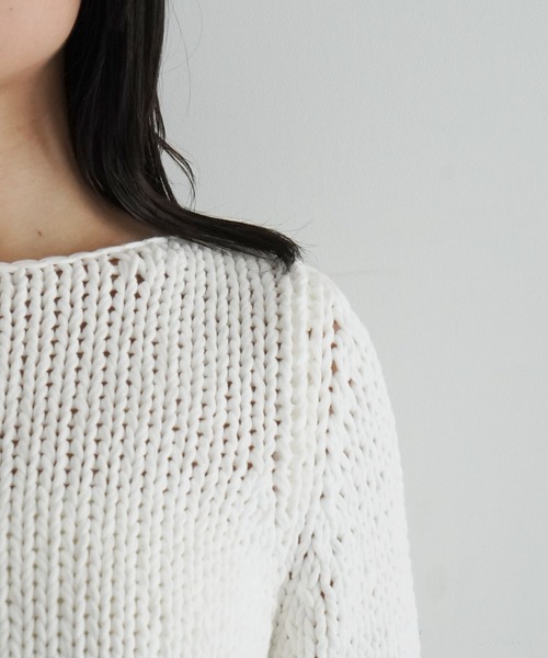 新品タグ付き gimaguas KISS ニット トップ S Gimaguas（ギマガス） ニット セーター Gimaguas Tiare jumper