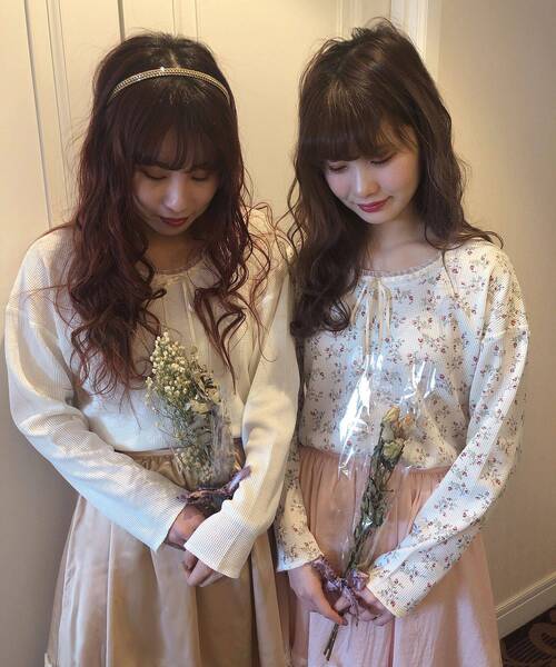 「one after another NICE CLAUP」 長袖カットソー FREE オフホワイト レディース_画像8