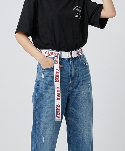 GUESS（ゲス） ベルト ALLOVER PRINT ベルト レディース メンズ