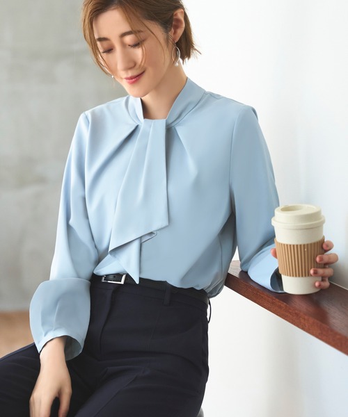 「RUIRUE BOUTIQUE」 長袖ブラウス M オフホワイト レディース_画像3
