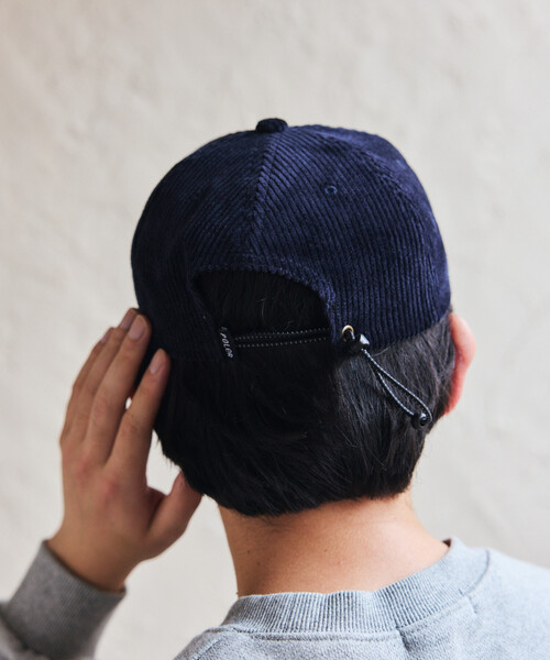 「POLeR」 キャップ ONE SIZE ネイビー メンズ_画像4
