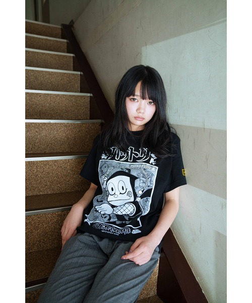 tシャツ 忍者ハットリくん(どんぐりまなこブラック) メンズ : ZOZOTOWN