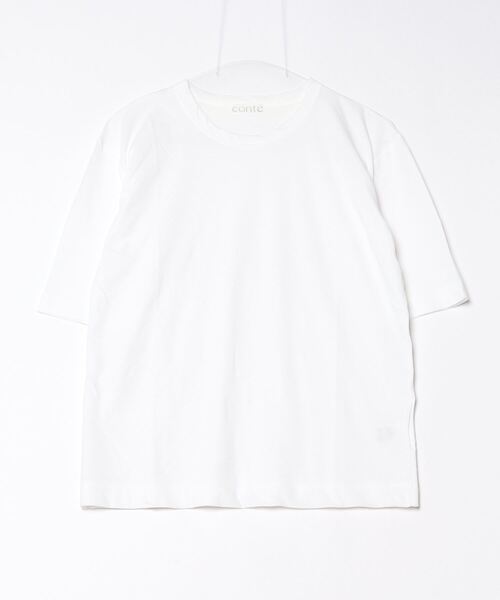 「conte」 半袖Tシャツ - ベージュ レディース_画像2