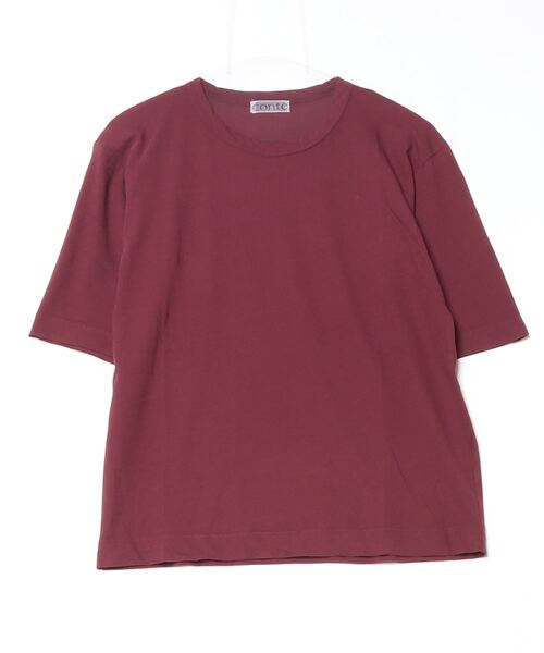 「conte」 半袖Tシャツ - ベージュ レディース_画像4