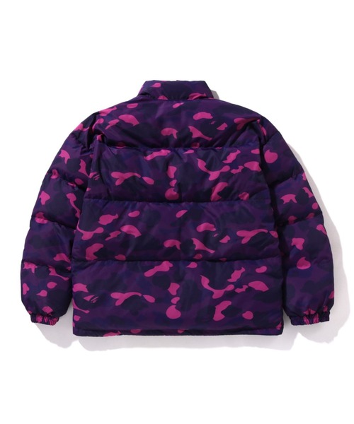 BAPE COLOR CAMO ダウンジャケット L 紫 A BATHING APE（アベイシングエイプ） ダウンジャケット ダウン COLOR