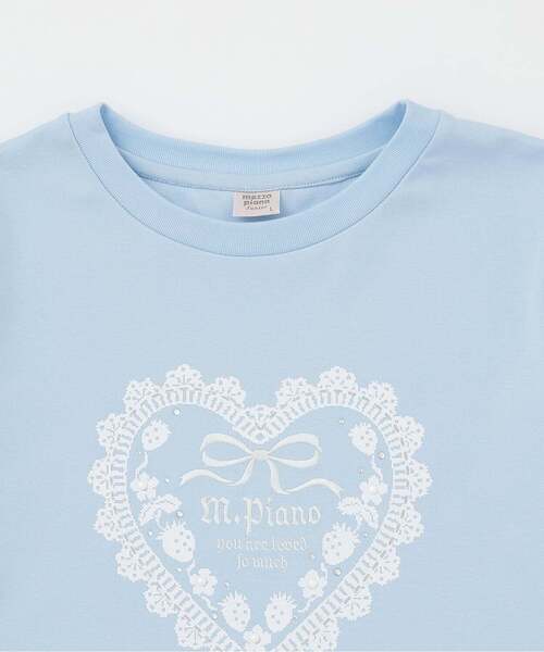 mezzo piano Junior（メゾピアノ ジュニア） tシャツ 「接触冷感