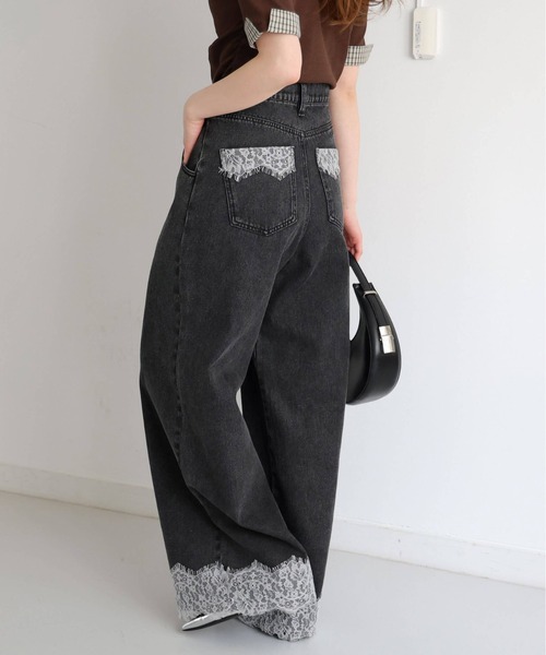 「tiptop」 ブーツカットデニムパンツ S ブルー レディース_画像9