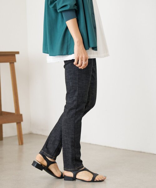「BEARDSLEY」 スキニーデニムパンツ 0 ブラック レディース_画像4
