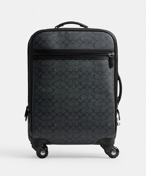 Coach キャリーケース ブラック（Mサイズ相当） COACH（コーチ） キャリーバッグ ONE ブラック系その他 メンズ
