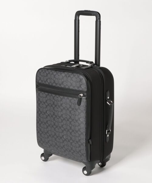 Coach キャリーケース ブラック（Mサイズ相当） COACH（コーチ） キャリーバッグ ONE ブラック系その他 メンズ