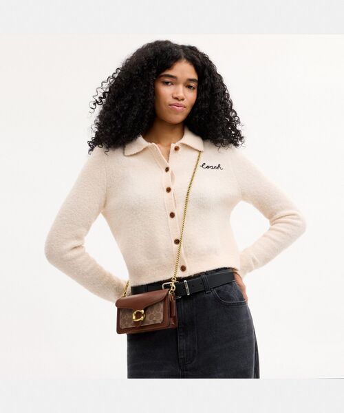 COACH（コーチ） ショルダーバッグ バッグ タビー チェーン クロス