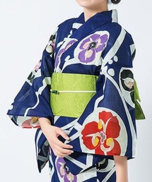 芸艸堂 浴衣 レディース 芸艸堂浴衣セット「露芝に蘭」山本雪桂