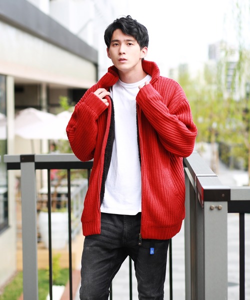 WESTSEA（ウエストシー） パーカー 裏ボアフリース 3G片畦 フルジップ