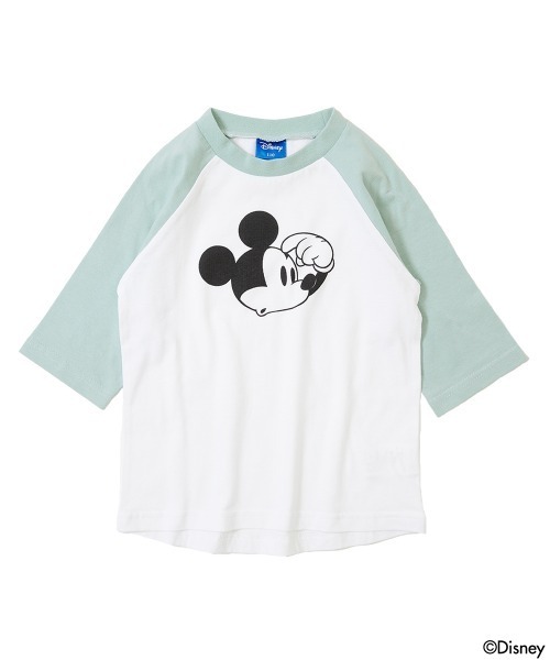 Disney（ディズニー） tシャツ ミッキー 7分袖Tシャツ キッズ 子供服