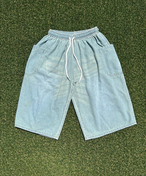 新品タグ付き‼️ iCB ハーフパンツ 綿混在 シルバー レディース 44 JILL by STUART パンツ ベルト付きタックハーフパンツ