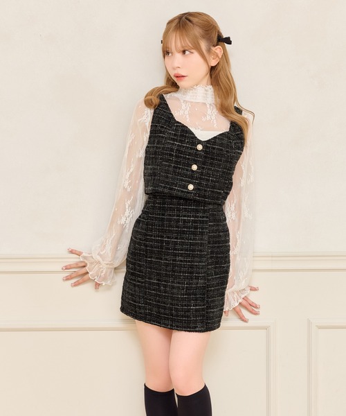 apres jour（アプレジュール） ブラウス シャツ キャンディースリーブ