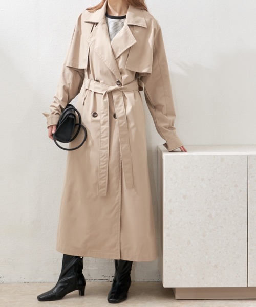 VANNIE U（ヴァニーユー） コート トレンチコート レイヤードロング