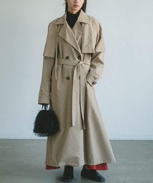 VANNIE U（ヴァニーユー） コート トレンチコート レイヤードロング