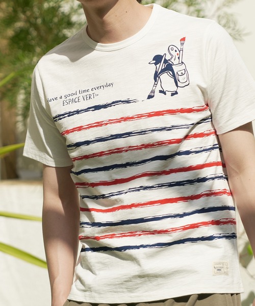 売れ筋商品|||ボンサイ Tシャツ レディース トップス SPRAY TEE UNISEX - Basic T-shirt - blue 楽天市場】≪SALE 50%OFF≫段違いプリント6分袖Tシャツ