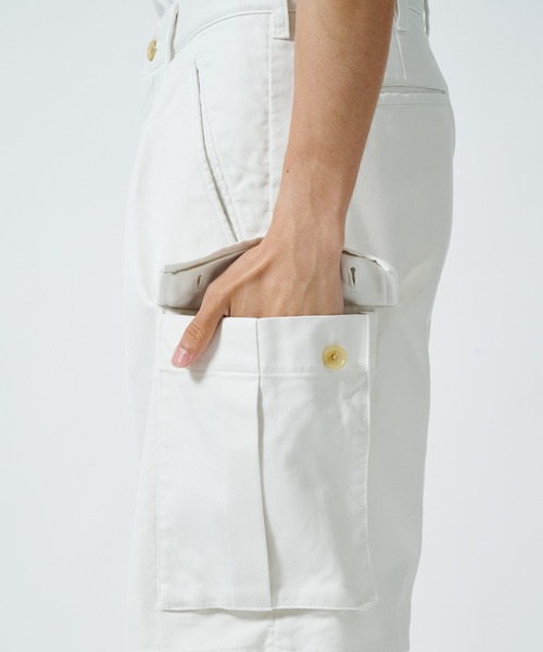 Deuxieme Classe military ショートパンツ (WHT) 新品Deuxieme Classe military ショートパンツ (WHT)
