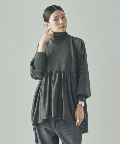 Curensologyカレンソロジー　シアーティアードニットプルオーバー Curensology｜シアーティアードニットプルオーバー | Rakuten