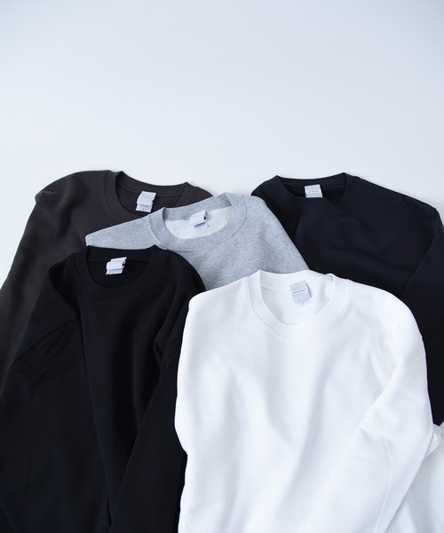 トレーナー スウェット 2-11A4 CA ベーシック クルーネックスウェットトレーナー プルオーバー 裏パイル 無地「CALIFORNIA APPL CALIFORNIA APPAREL トレーナー スウェット 2-11A4 CA