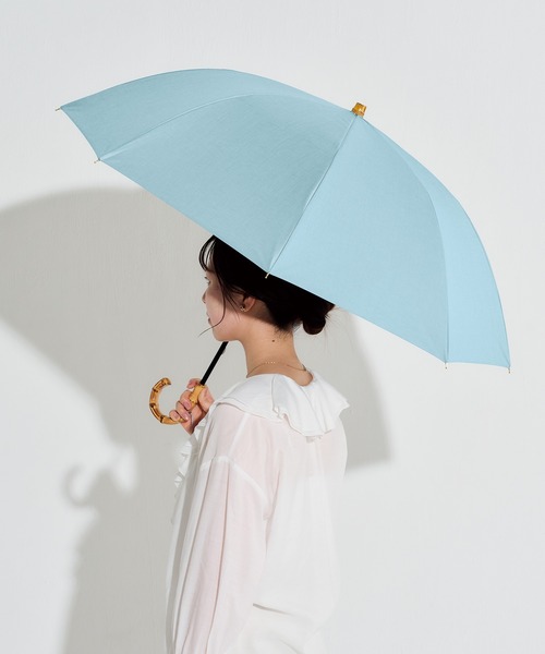 傘 完全遮光100% 最強の日傘「UVO（ウーボ）」 60cm 長傘 無地タッセル Wpc. レディースの画像