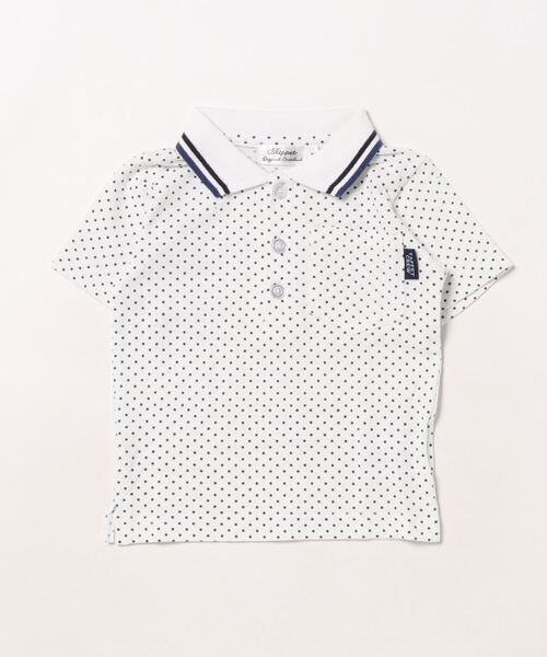 TAPPET ポロシャツ ドットポロシャツ キッズ 子供服 男の子