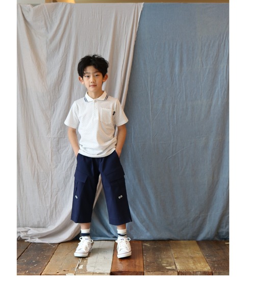 TAPPET ポロシャツ ドットポロシャツ キッズ 子供服 男の子