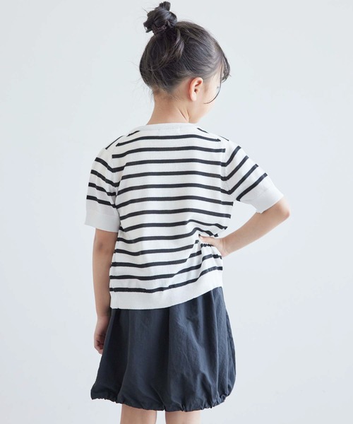 ROPE' PICNIC カーディガン 「KIDS」半袖ベーシックカーディガン