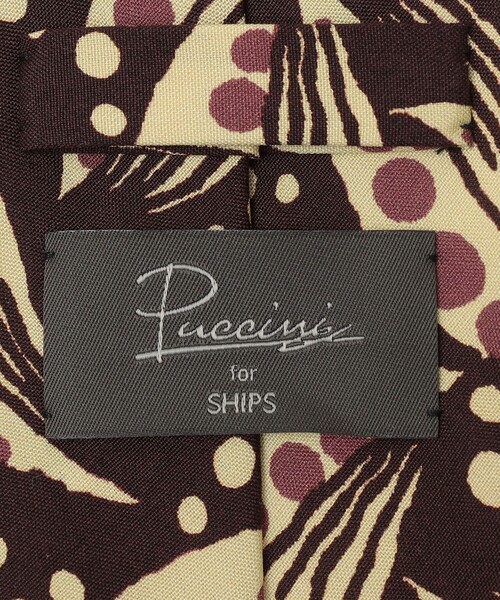 SHIPS（シップス） ネクタイ Puccini: シルク レトロ プリント