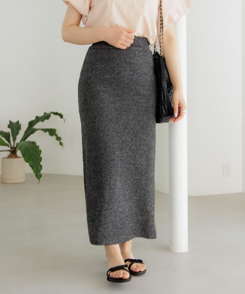 flower スカート スリットニットスカート : ZOZOTOWN Yahoo!店 - 通販