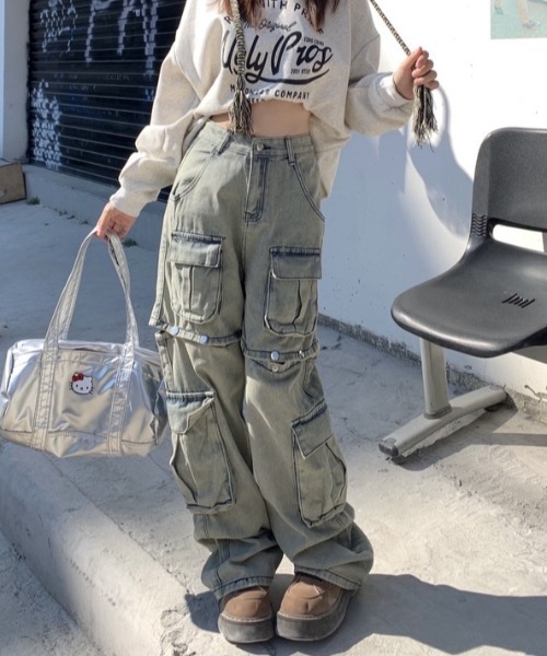 PCCVISION カーゴパンツ デニム 2WAY PCCVISION カーゴパンツ デニム 2WAY