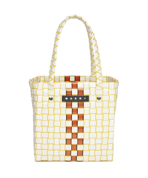 MARNI　マルニかごバッグ　ストーンホワイト マルニ MARNI かごバッグ ショルダーバッグ トロピカリア マイクロ