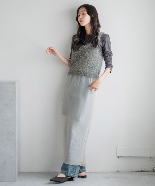 LOWRYS FARM キャミソール シャギービスチェ 135641 レディース
