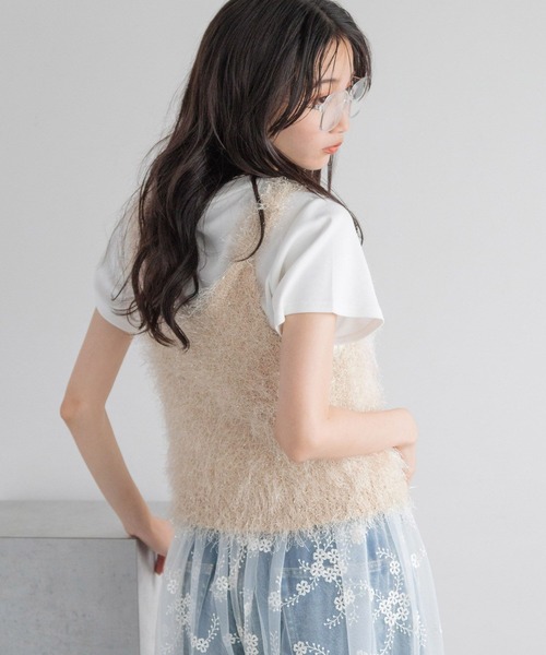 レディースウェア cherish.closet. ギャザーコルセット カットソー ビスチェキャミ chw23a026