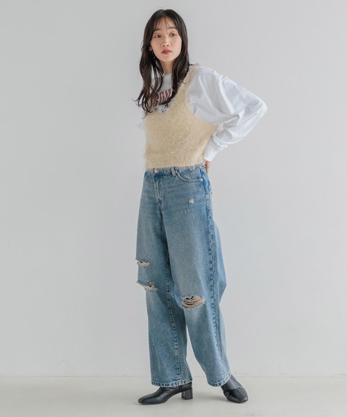 専用出品 LOWRYS FARM（ローリーズファーム） キャミソール シャギービスチェ