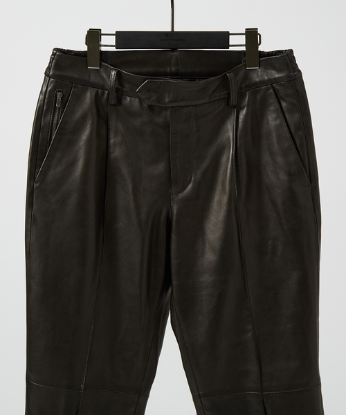 5351 POUR LES HOMMES スラックス 「セットアップ対応」レザー