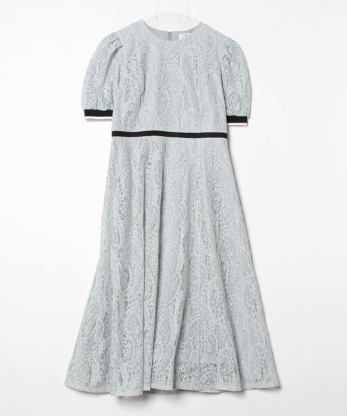 LANVIN en Bleu」 半袖ワンピース 38 グレー レディース : 85142001 